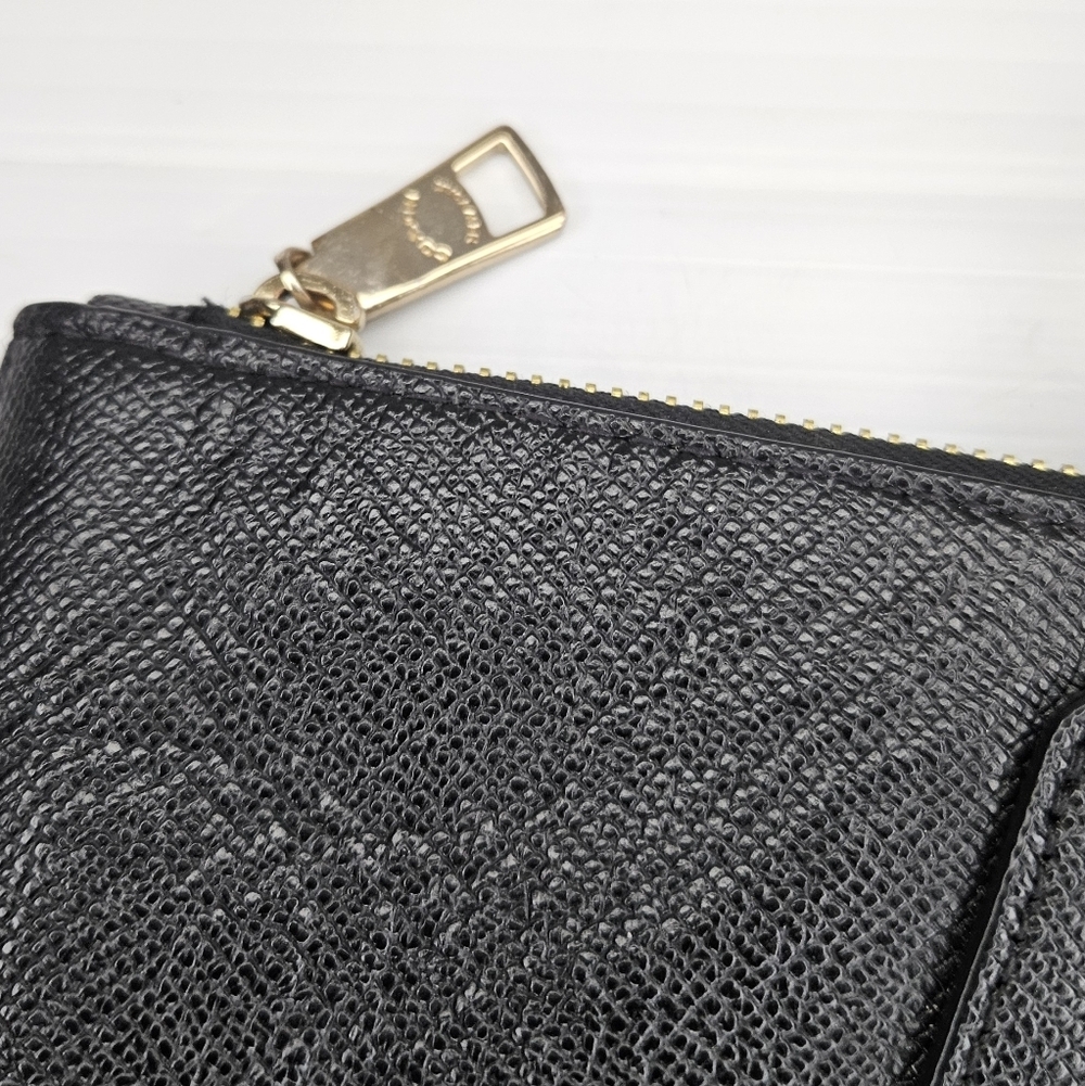 COACH Zip Top Tote 4454 black crossgrain leather - Picture 7 of 10